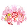 【春装飾】桜満開ぼんぼりドロップイメージ