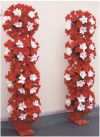 【フラワー装飾】造花フラワーパーツ・ハイビスカス（オレンジ×イエロー）イメージ3