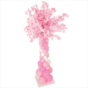 【バルーン装飾】バルーンスタンド トップフラワー型 桜大枝イメージ