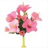 【フラワー装飾】島上フラワーホルダー装飾　ハイビスカス花束　ピンクビューティーイメージ