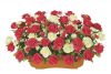 【フラワー装飾】造花プランター　オープンローズ ビューティー(Ｓ～LL)イメージ1