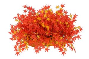 【フラワー装飾】　造花プランター　紅葉(Ｓ～LL)イメージ