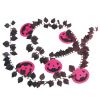 【秋装飾】不織布パンプキンスパイラル（ピンク）イメージ1