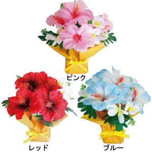 【夏装飾】スクエアポットハイビスカス（12個セット）イメージ