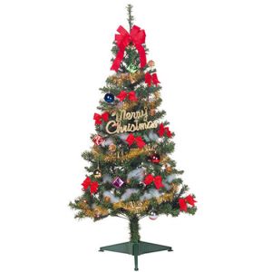 【クリスマス特集】ファミリーセットツリー150cm 30球ライト付イメージ