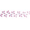 【冬装飾】ピンクリーフショートガーランド(24本セット)イメージ